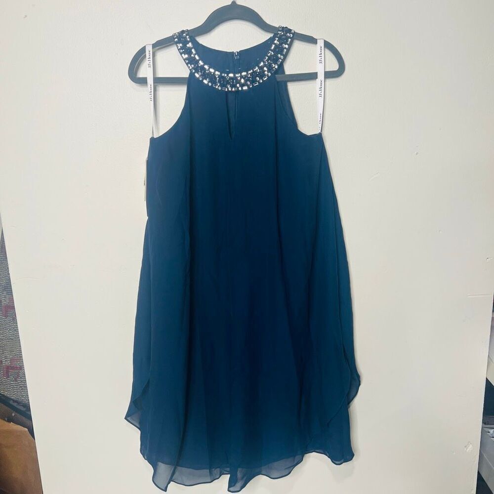 JJ's House Cocktail Dress Sz 10 Dark Navy Brand new!